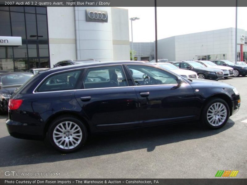 Night Blue Pearl / Ebony 2007 Audi A6 3.2 quattro Avant