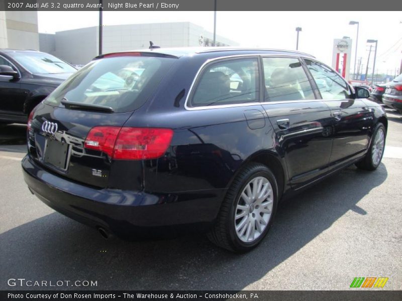 Night Blue Pearl / Ebony 2007 Audi A6 3.2 quattro Avant