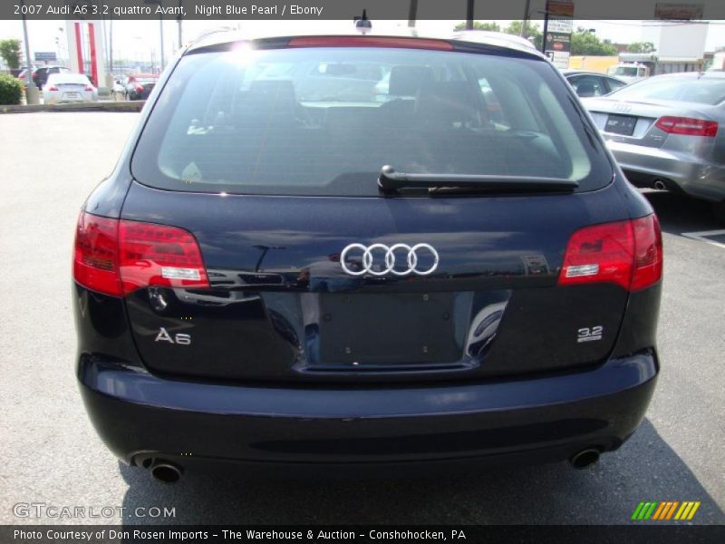 Night Blue Pearl / Ebony 2007 Audi A6 3.2 quattro Avant