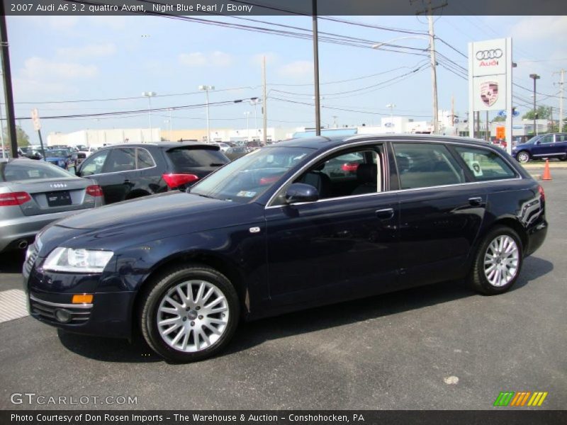 Night Blue Pearl / Ebony 2007 Audi A6 3.2 quattro Avant