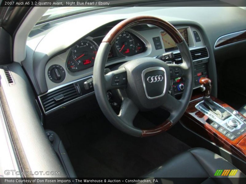 Night Blue Pearl / Ebony 2007 Audi A6 3.2 quattro Avant