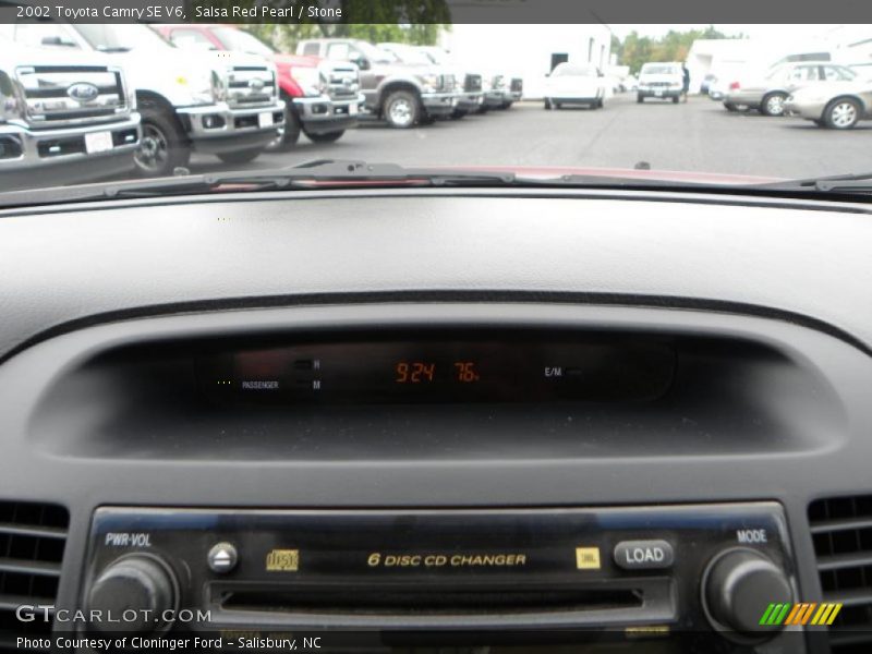 Salsa Red Pearl / Stone 2002 Toyota Camry SE V6
