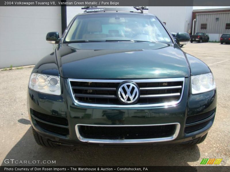 Venetian Green Metallic / Pure Beige 2004 Volkswagen Touareg V8