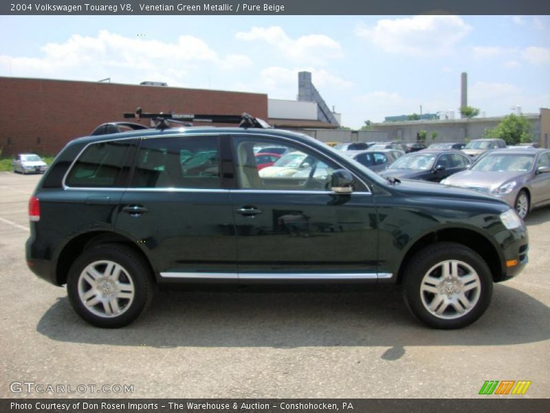 Venetian Green Metallic / Pure Beige 2004 Volkswagen Touareg V8