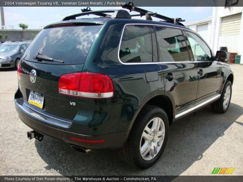 Venetian Green Metallic / Pure Beige 2004 Volkswagen Touareg V8