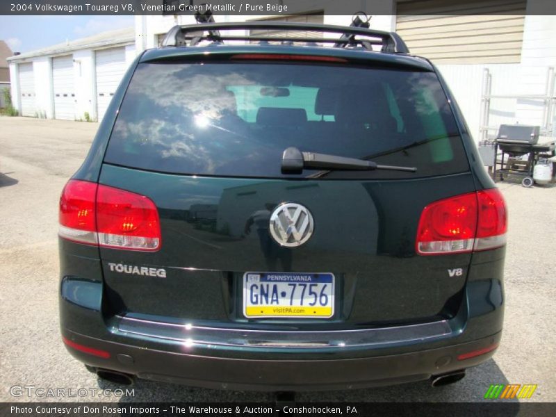 Venetian Green Metallic / Pure Beige 2004 Volkswagen Touareg V8