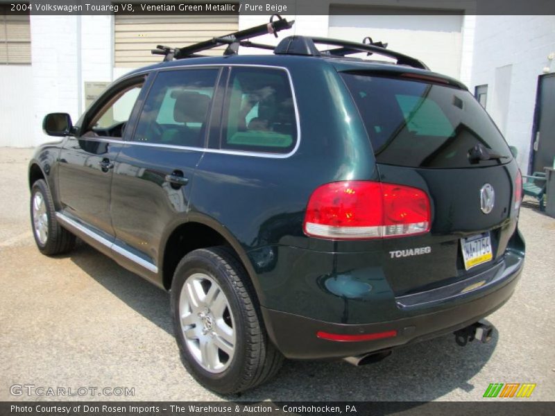 Venetian Green Metallic / Pure Beige 2004 Volkswagen Touareg V8