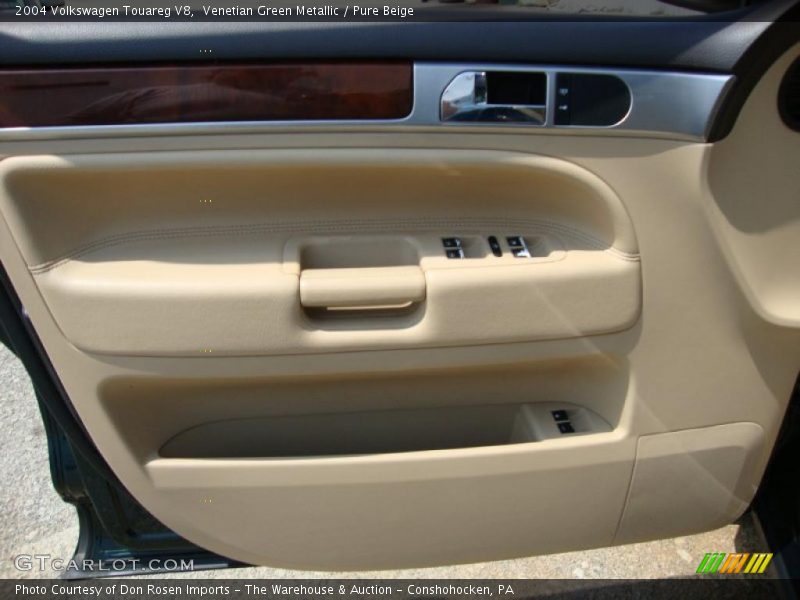 Venetian Green Metallic / Pure Beige 2004 Volkswagen Touareg V8