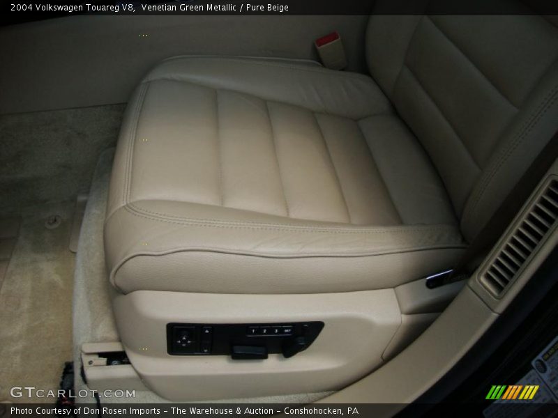 Venetian Green Metallic / Pure Beige 2004 Volkswagen Touareg V8
