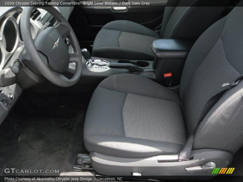 Bright Silver Metallic / Dark Slate Gray 2009 Chrysler Sebring Touring Convertible
