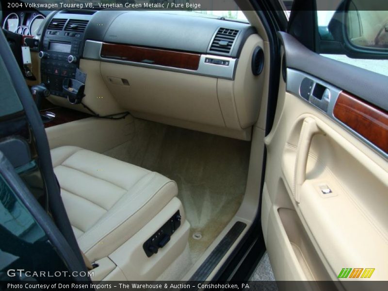 Venetian Green Metallic / Pure Beige 2004 Volkswagen Touareg V8