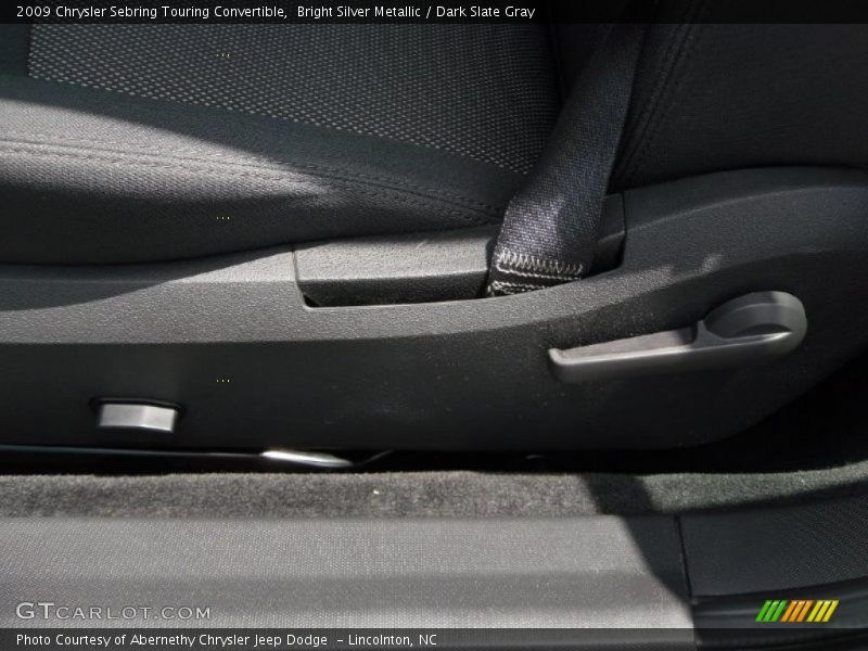 Bright Silver Metallic / Dark Slate Gray 2009 Chrysler Sebring Touring Convertible