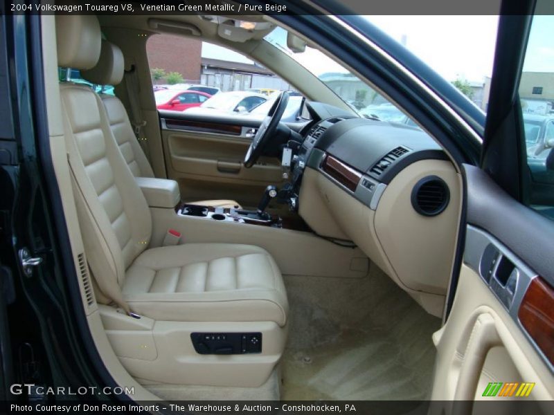 Venetian Green Metallic / Pure Beige 2004 Volkswagen Touareg V8