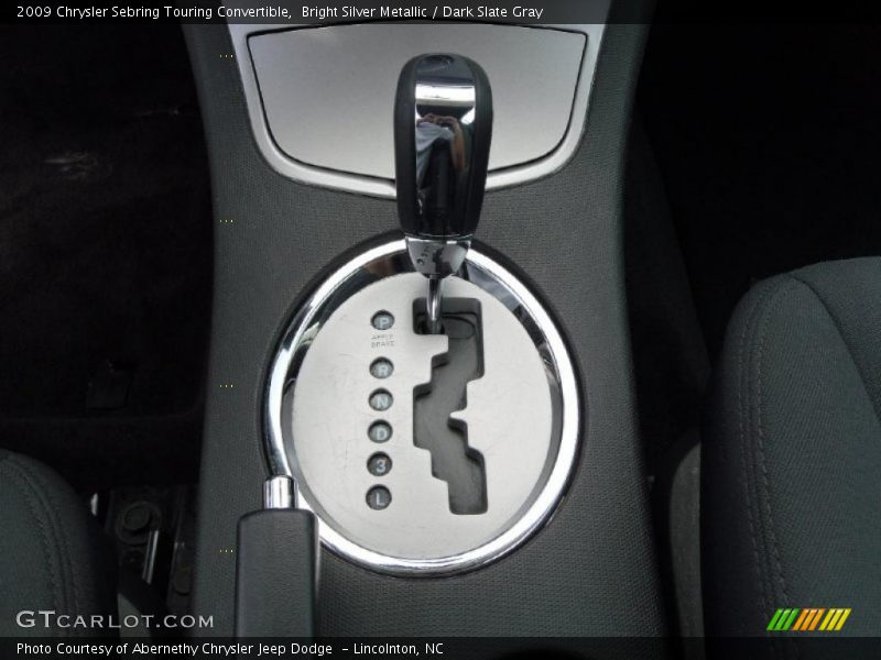 Bright Silver Metallic / Dark Slate Gray 2009 Chrysler Sebring Touring Convertible
