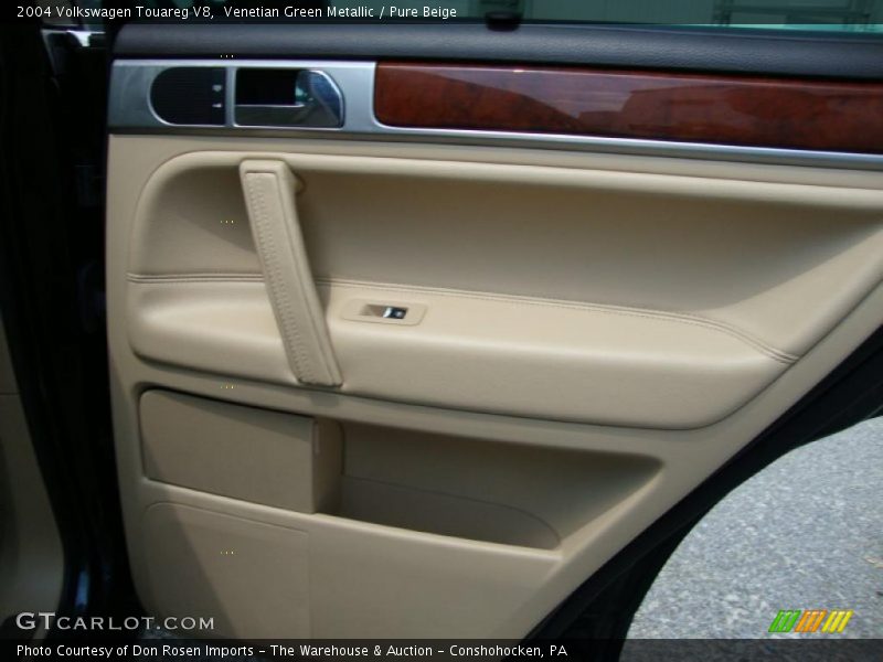 Venetian Green Metallic / Pure Beige 2004 Volkswagen Touareg V8