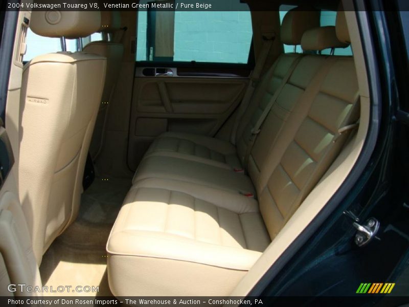 Venetian Green Metallic / Pure Beige 2004 Volkswagen Touareg V8