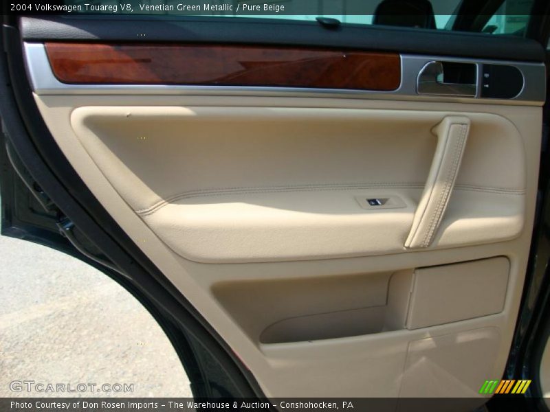 Venetian Green Metallic / Pure Beige 2004 Volkswagen Touareg V8