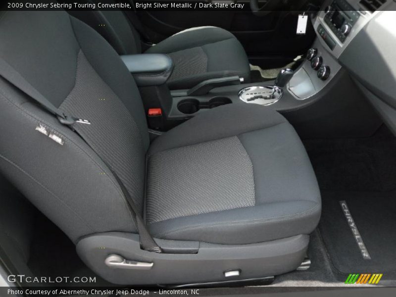 Bright Silver Metallic / Dark Slate Gray 2009 Chrysler Sebring Touring Convertible