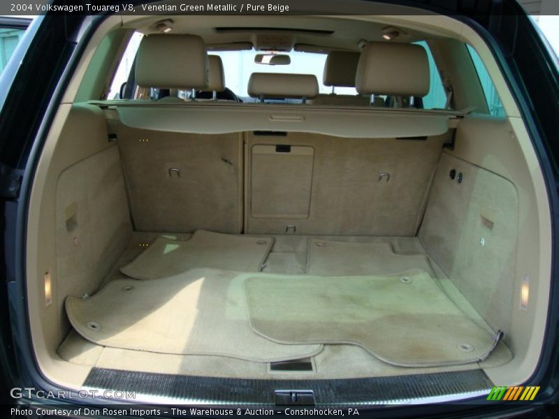 Venetian Green Metallic / Pure Beige 2004 Volkswagen Touareg V8