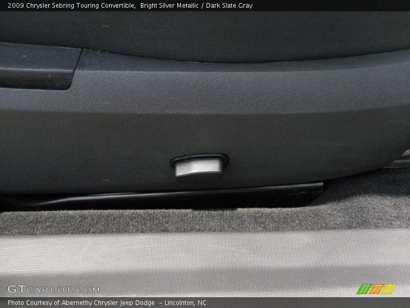 Bright Silver Metallic / Dark Slate Gray 2009 Chrysler Sebring Touring Convertible