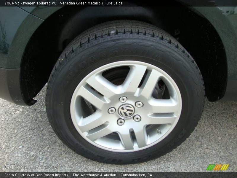 Venetian Green Metallic / Pure Beige 2004 Volkswagen Touareg V8