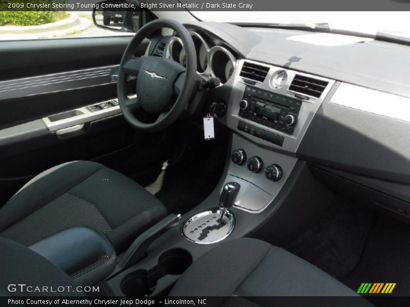 Bright Silver Metallic / Dark Slate Gray 2009 Chrysler Sebring Touring Convertible