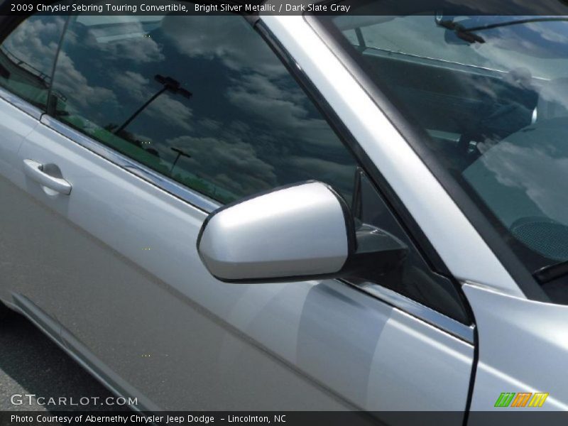 Bright Silver Metallic / Dark Slate Gray 2009 Chrysler Sebring Touring Convertible
