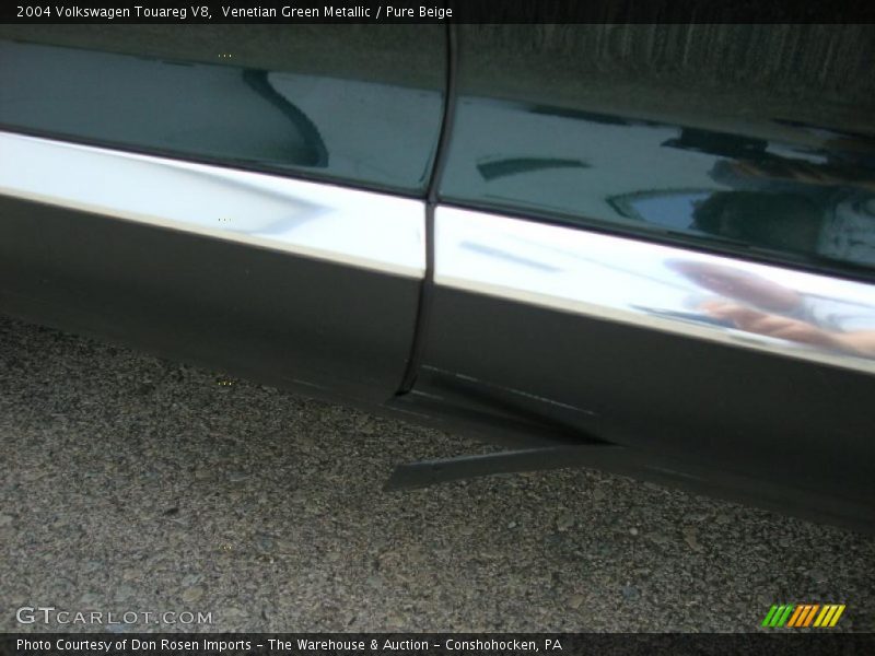 Venetian Green Metallic / Pure Beige 2004 Volkswagen Touareg V8