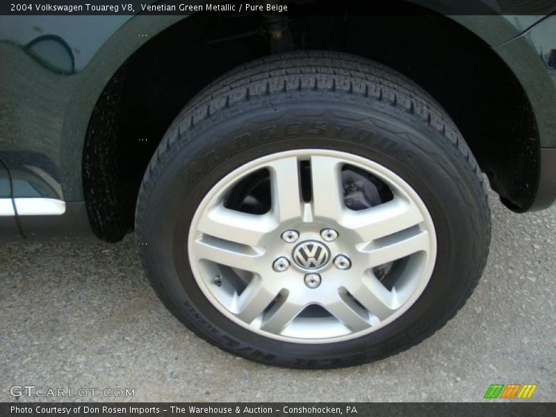 Venetian Green Metallic / Pure Beige 2004 Volkswagen Touareg V8