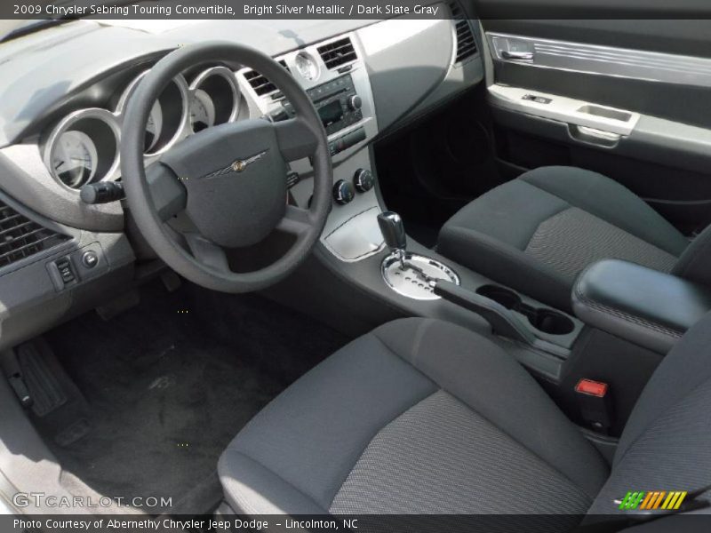 Bright Silver Metallic / Dark Slate Gray 2009 Chrysler Sebring Touring Convertible