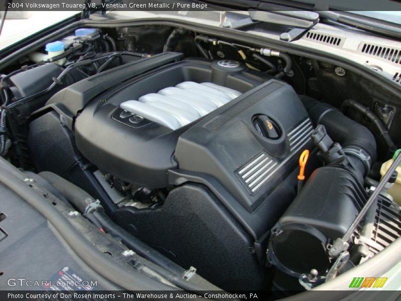 Venetian Green Metallic / Pure Beige 2004 Volkswagen Touareg V8