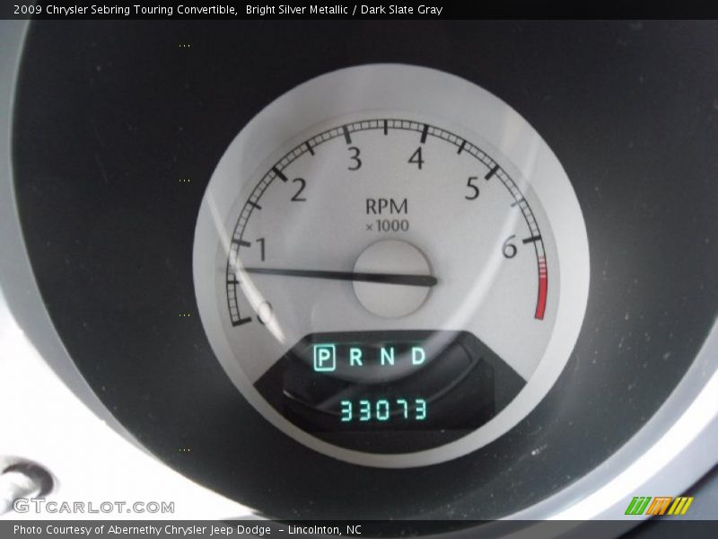 Bright Silver Metallic / Dark Slate Gray 2009 Chrysler Sebring Touring Convertible