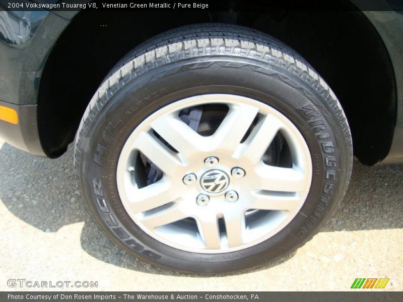 Venetian Green Metallic / Pure Beige 2004 Volkswagen Touareg V8