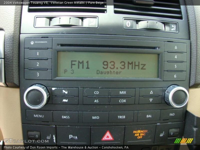 Venetian Green Metallic / Pure Beige 2004 Volkswagen Touareg V8