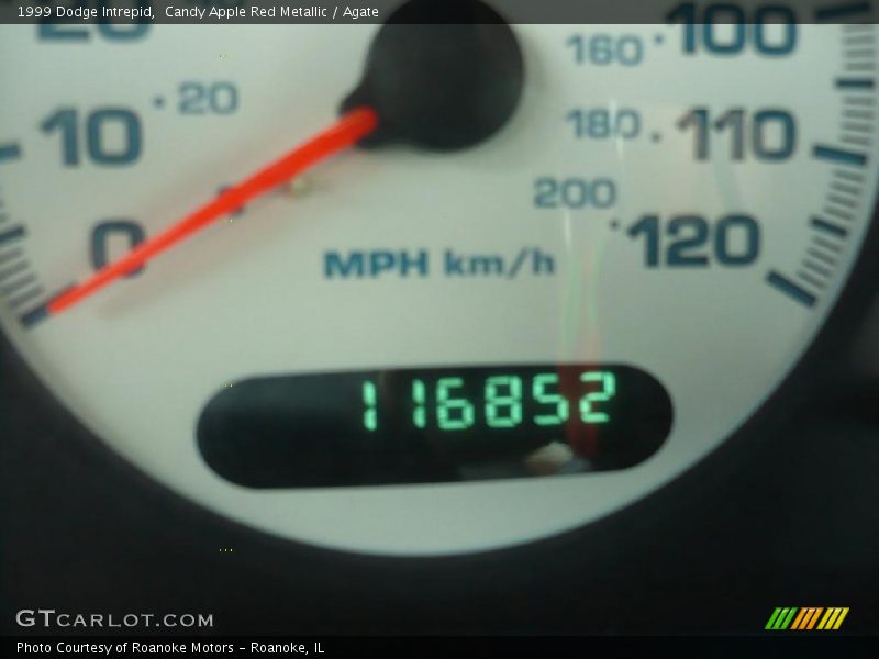 Candy Apple Red Metallic / Agate 1999 Dodge Intrepid