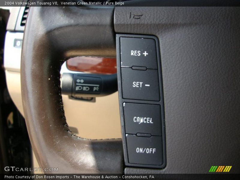 Venetian Green Metallic / Pure Beige 2004 Volkswagen Touareg V8