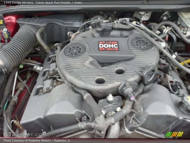 Candy Apple Red Metallic / Agate 1999 Dodge Intrepid