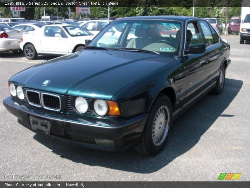 Boston Green Metallic / Beige 1995 BMW 5 Series 525i Sedan