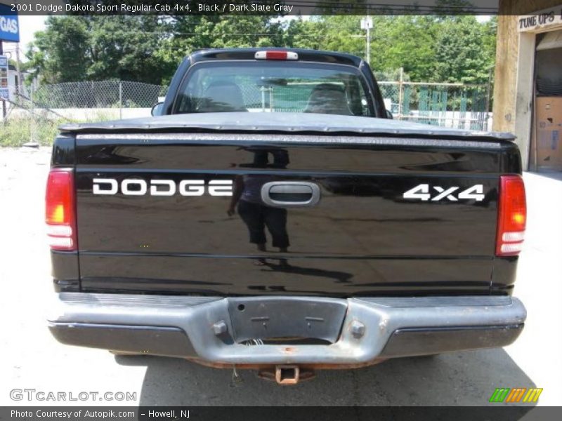 Black / Dark Slate Gray 2001 Dodge Dakota Sport Regular Cab 4x4