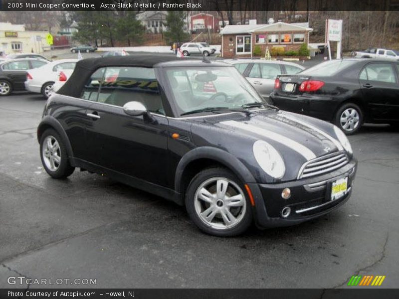 Astro Black Metallic / Panther Black 2005 Mini Cooper Convertible