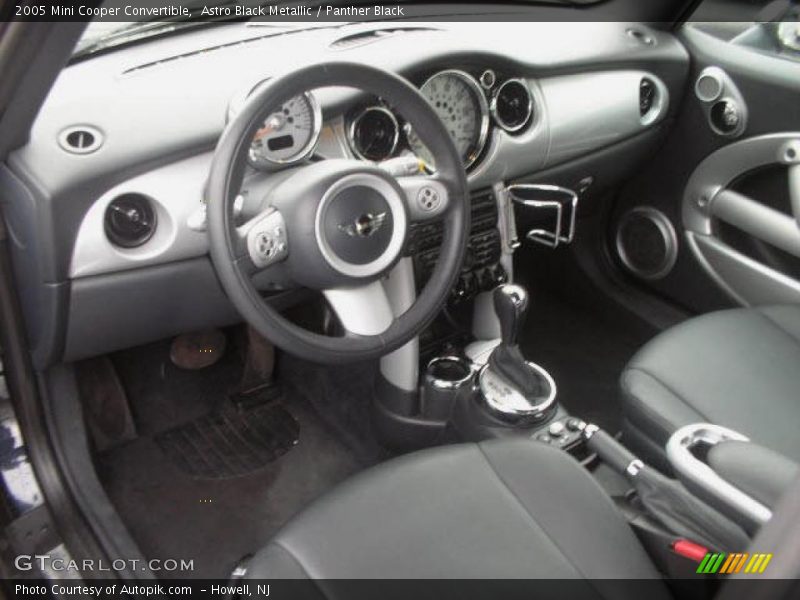 Astro Black Metallic / Panther Black 2005 Mini Cooper Convertible