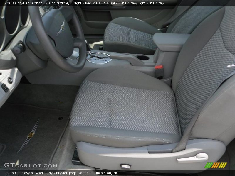 Bright Silver Metallic / Dark Slate Gray/Light Slate Gray 2008 Chrysler Sebring LX Convertible