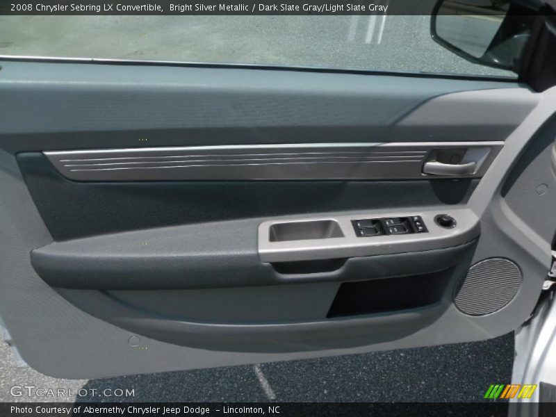 Bright Silver Metallic / Dark Slate Gray/Light Slate Gray 2008 Chrysler Sebring LX Convertible
