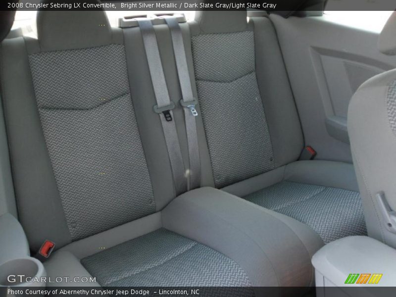 Bright Silver Metallic / Dark Slate Gray/Light Slate Gray 2008 Chrysler Sebring LX Convertible