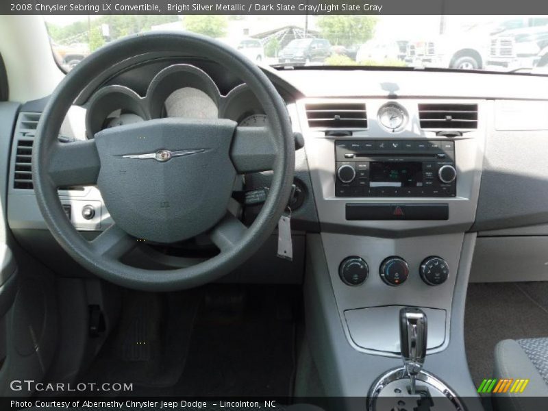 Bright Silver Metallic / Dark Slate Gray/Light Slate Gray 2008 Chrysler Sebring LX Convertible