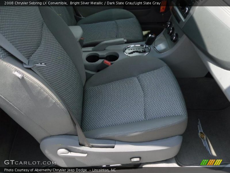 Bright Silver Metallic / Dark Slate Gray/Light Slate Gray 2008 Chrysler Sebring LX Convertible