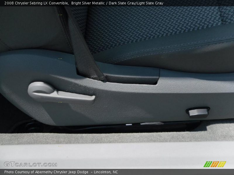 Bright Silver Metallic / Dark Slate Gray/Light Slate Gray 2008 Chrysler Sebring LX Convertible