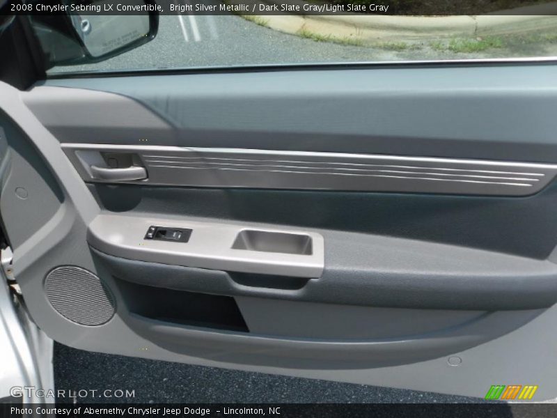 Bright Silver Metallic / Dark Slate Gray/Light Slate Gray 2008 Chrysler Sebring LX Convertible