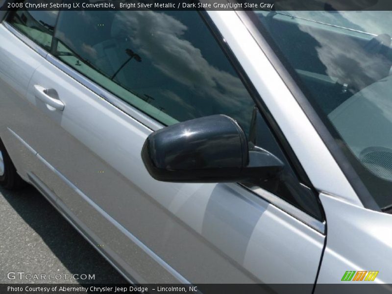 Bright Silver Metallic / Dark Slate Gray/Light Slate Gray 2008 Chrysler Sebring LX Convertible