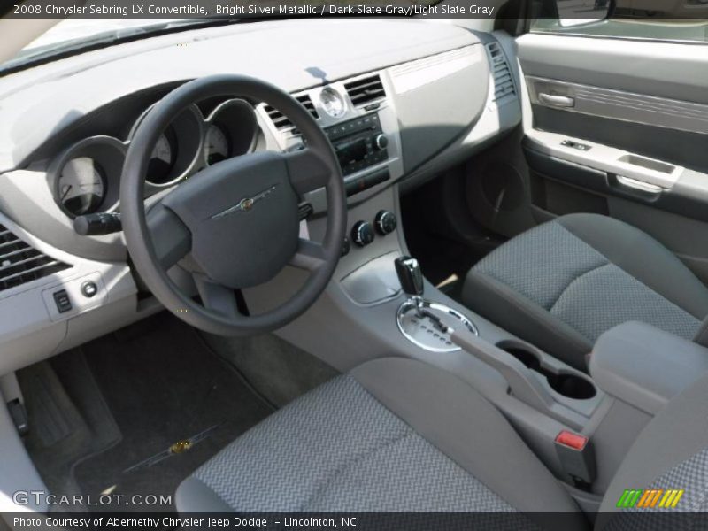 Bright Silver Metallic / Dark Slate Gray/Light Slate Gray 2008 Chrysler Sebring LX Convertible